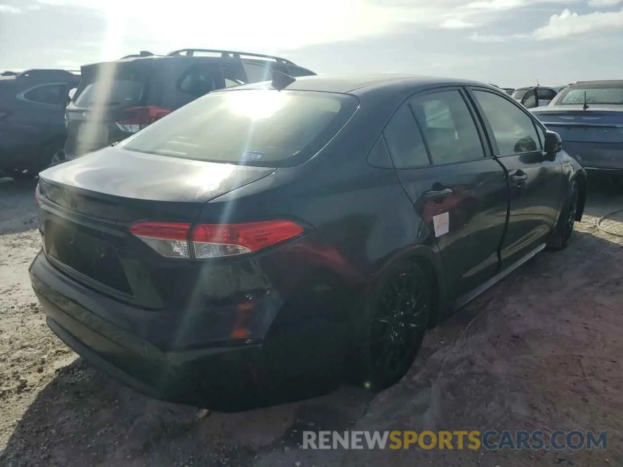 3 fotografías del automóvil dañado JTDEPRAE7LJ052627 TOYOTA COROLLA 2020