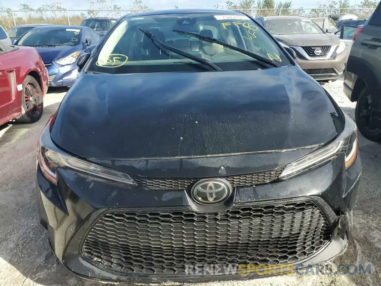 5 fotografías del automóvil dañado JTDEPRAE7LJ052627 TOYOTA COROLLA 2020