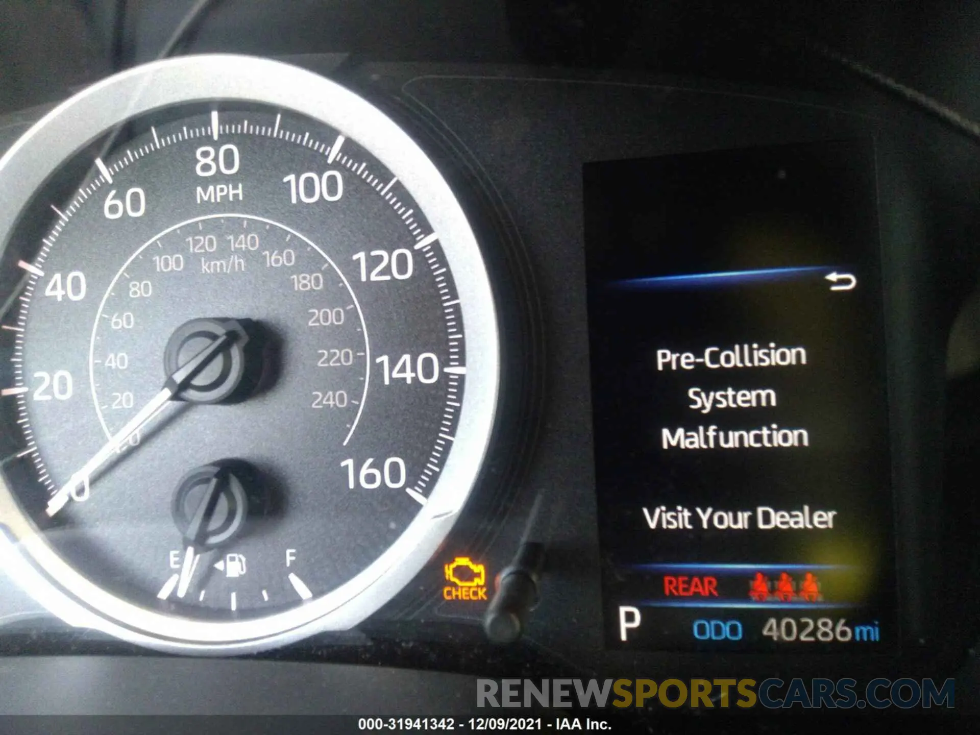 7 fotografías del automóvil dañado JTDEPRAE7LJ053048 TOYOTA COROLLA 2020