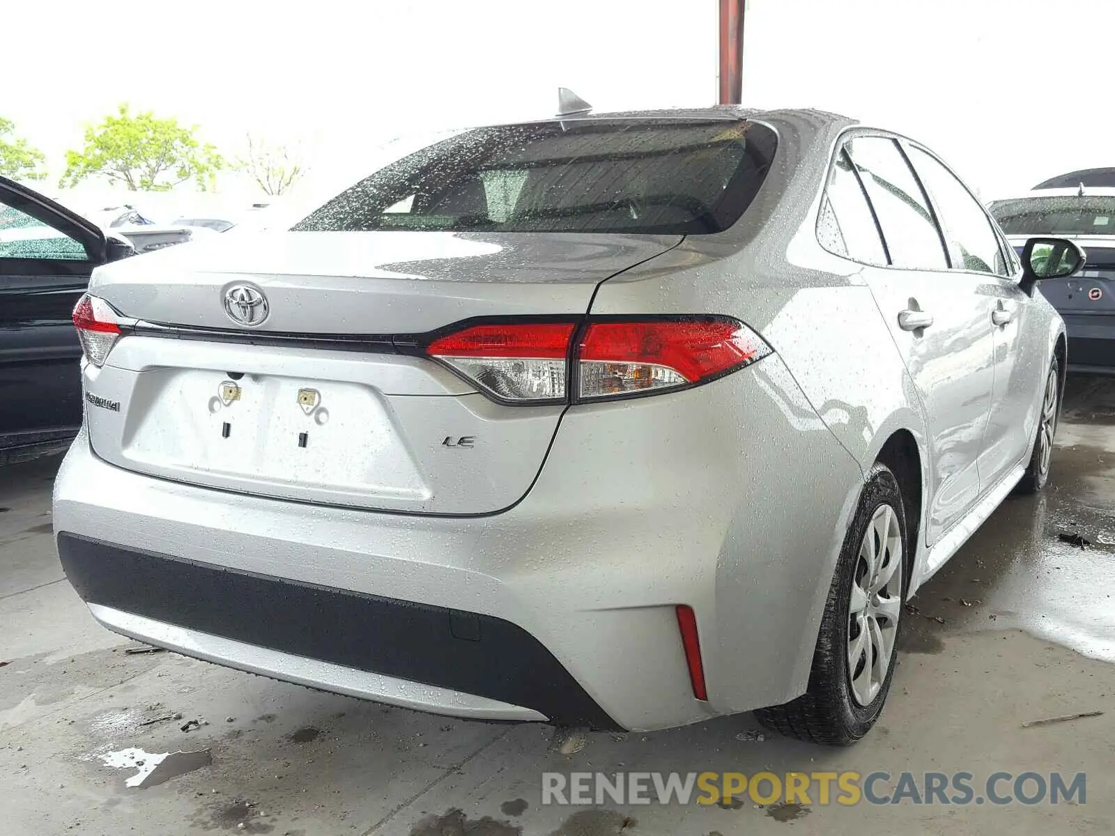 4 fotografías del automóvil dañado JTDEPRAE7LJ059464 TOYOTA COROLLA 2020