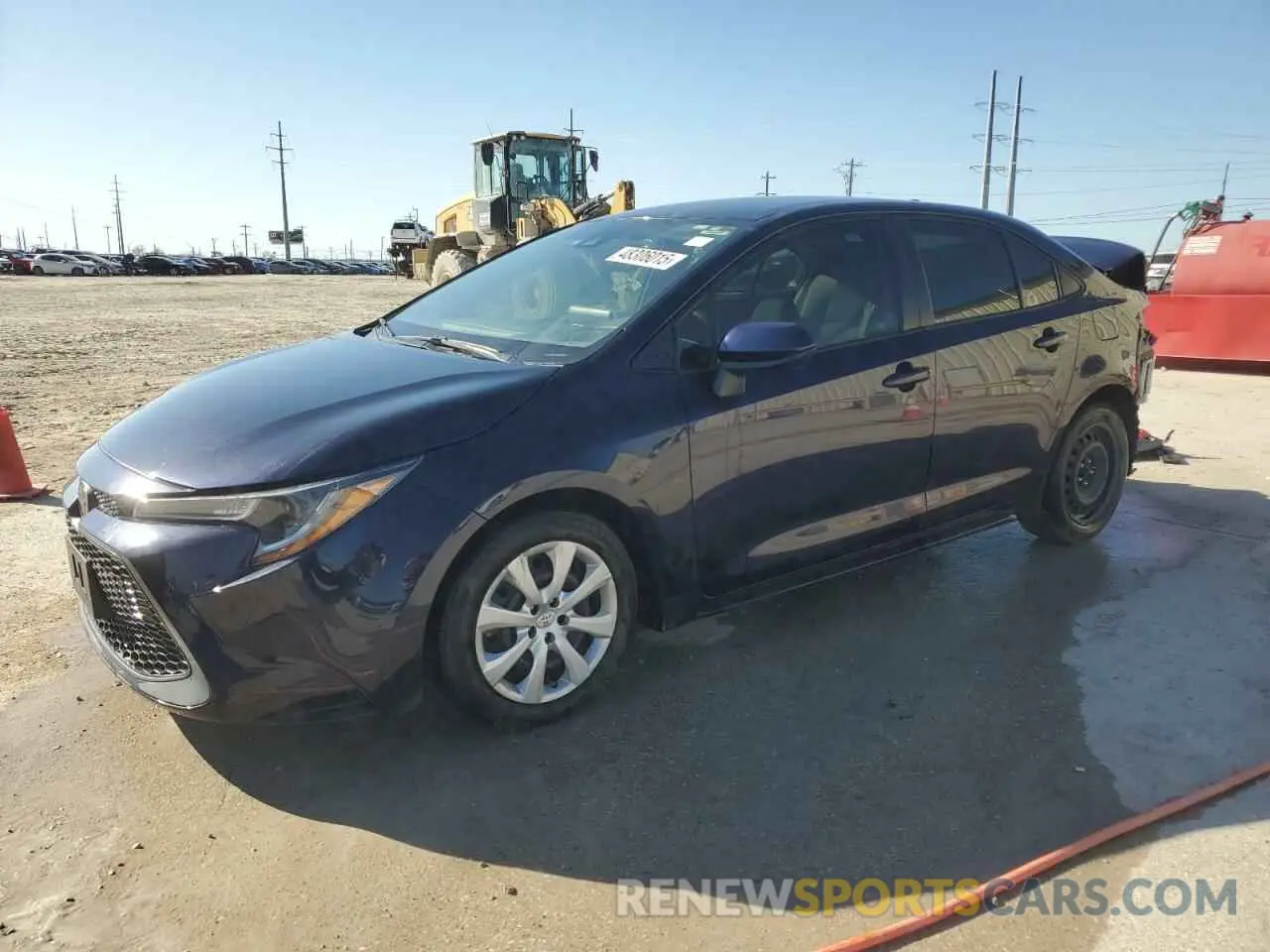 1 fotografías del automóvil dañado JTDEPRAE7LJ060937 TOYOTA COROLLA 2020