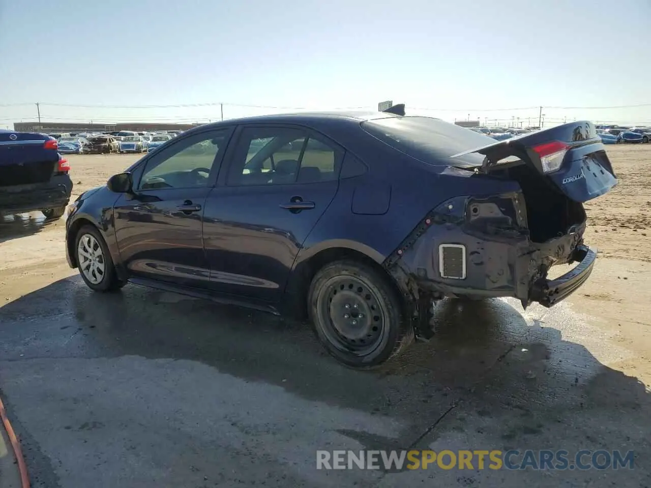 2 fotografías del automóvil dañado JTDEPRAE7LJ060937 TOYOTA COROLLA 2020