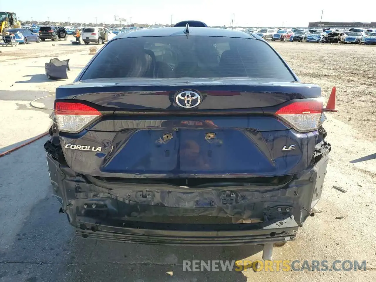 6 fotografías del automóvil dañado JTDEPRAE7LJ060937 TOYOTA COROLLA 2020