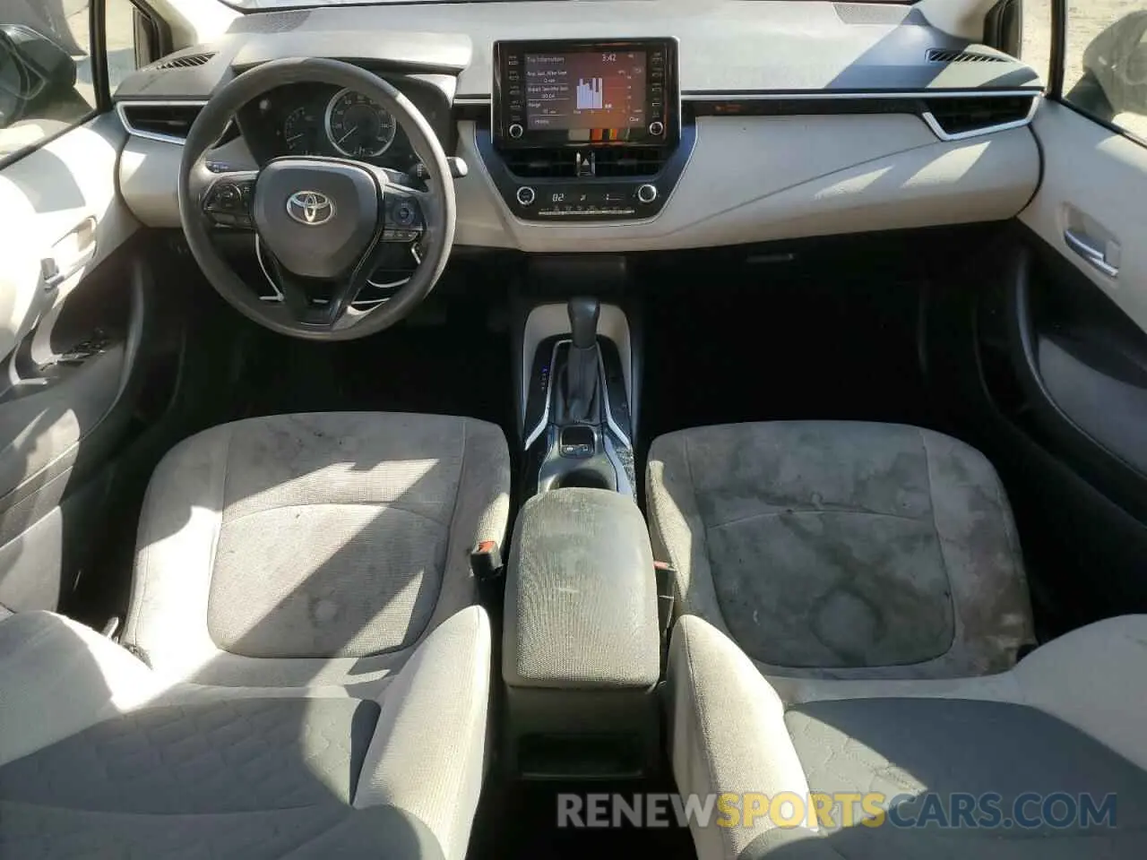 8 fotografías del automóvil dañado JTDEPRAE7LJ060937 TOYOTA COROLLA 2020
