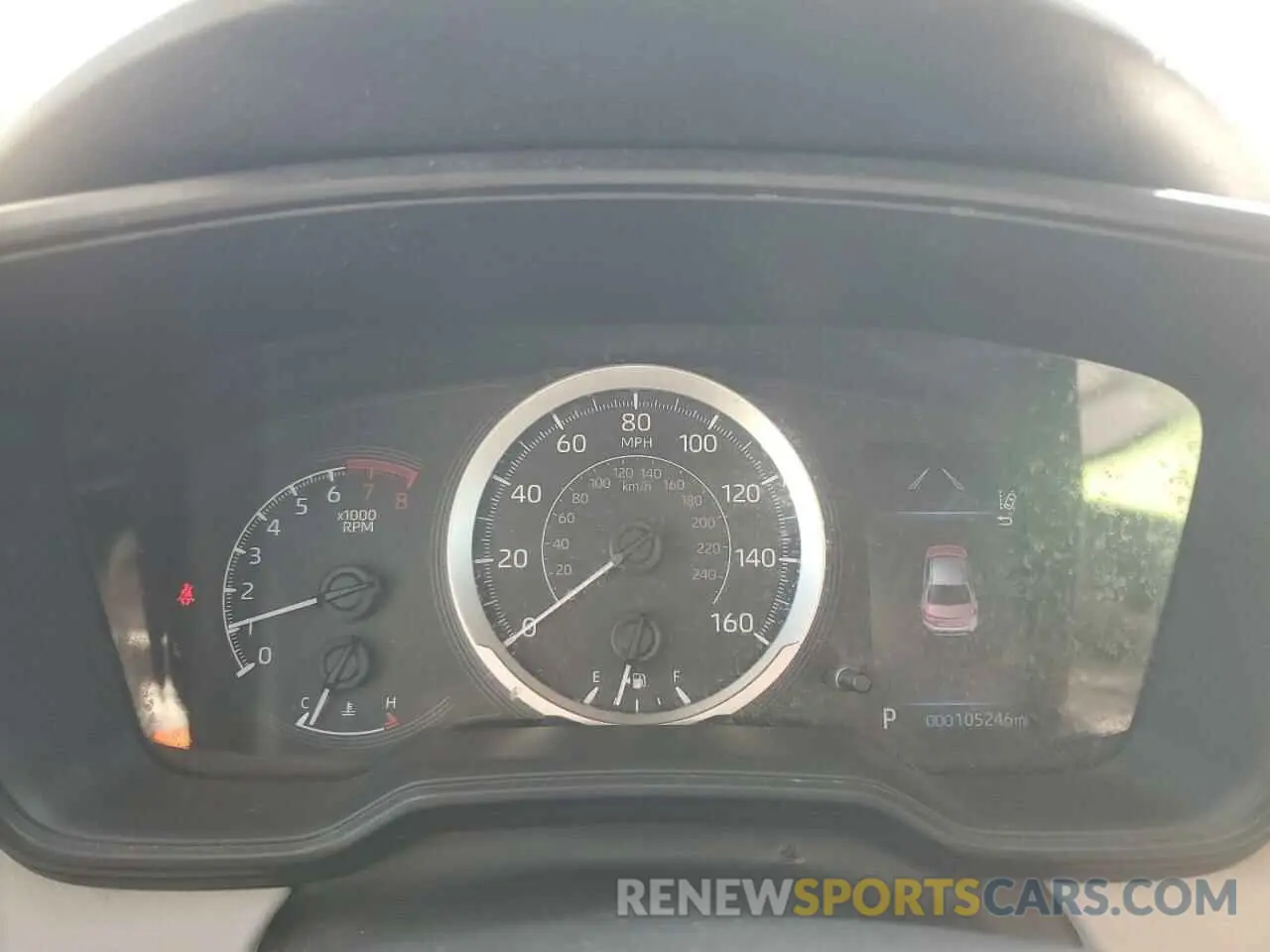 9 fotografías del automóvil dañado JTDEPRAE7LJ060937 TOYOTA COROLLA 2020