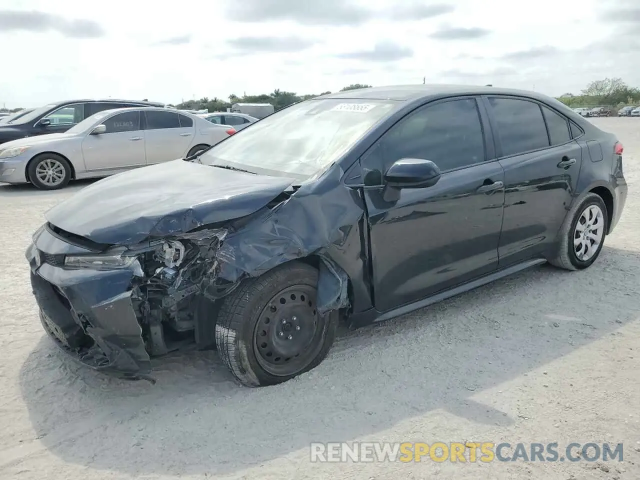 1 fotografías del automóvil dañado JTDEPRAE7LJ060999 TOYOTA COROLLA 2020