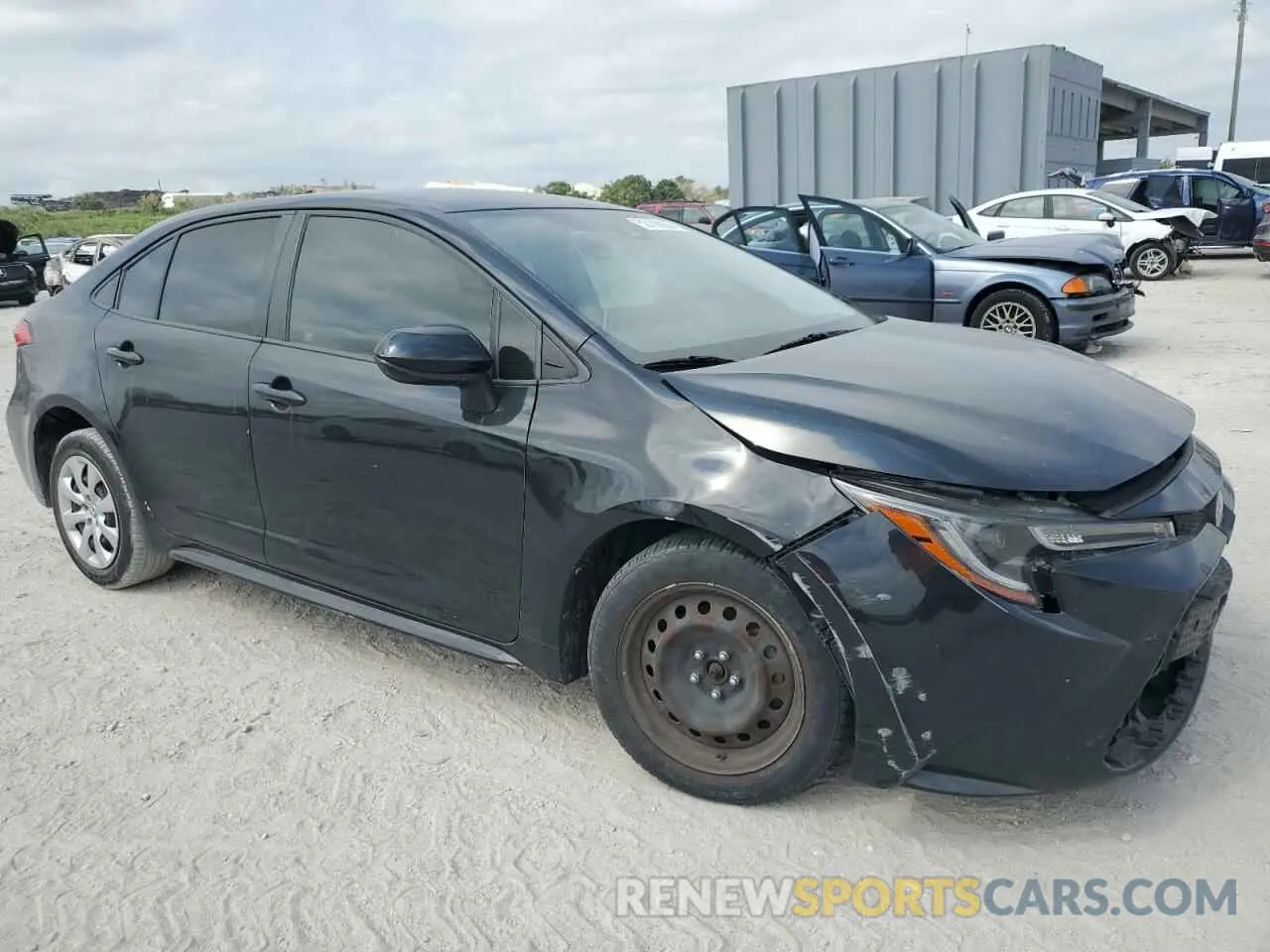 4 fotografías del automóvil dañado JTDEPRAE7LJ060999 TOYOTA COROLLA 2020