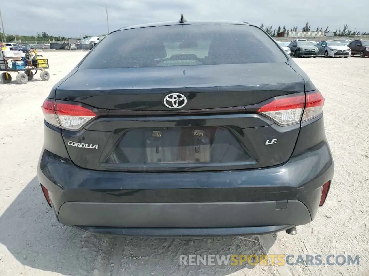 6 fotografías del automóvil dañado JTDEPRAE7LJ060999 TOYOTA COROLLA 2020