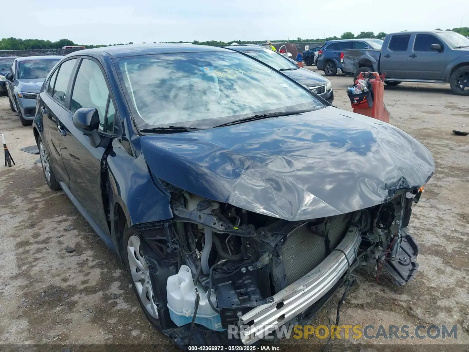 1 fotografías del automóvil dañado JTDEPRAE7LJ061862 TOYOTA COROLLA 2020