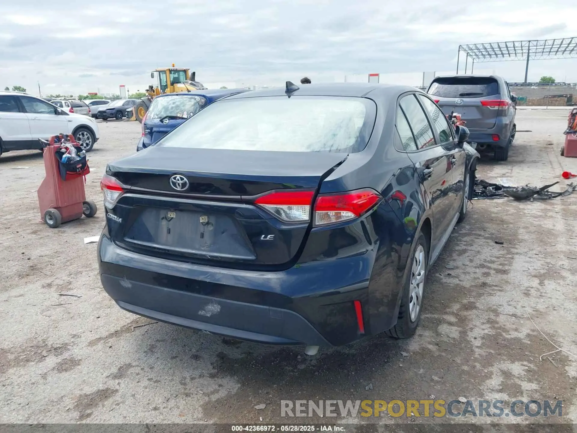 4 fotografías del automóvil dañado JTDEPRAE7LJ061862 TOYOTA COROLLA 2020