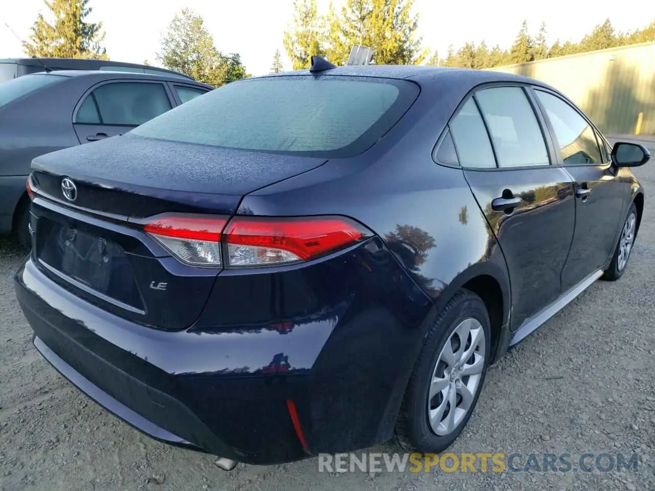 4 fotografías del automóvil dañado JTDEPRAE7LJ063420 TOYOTA COROLLA 2020