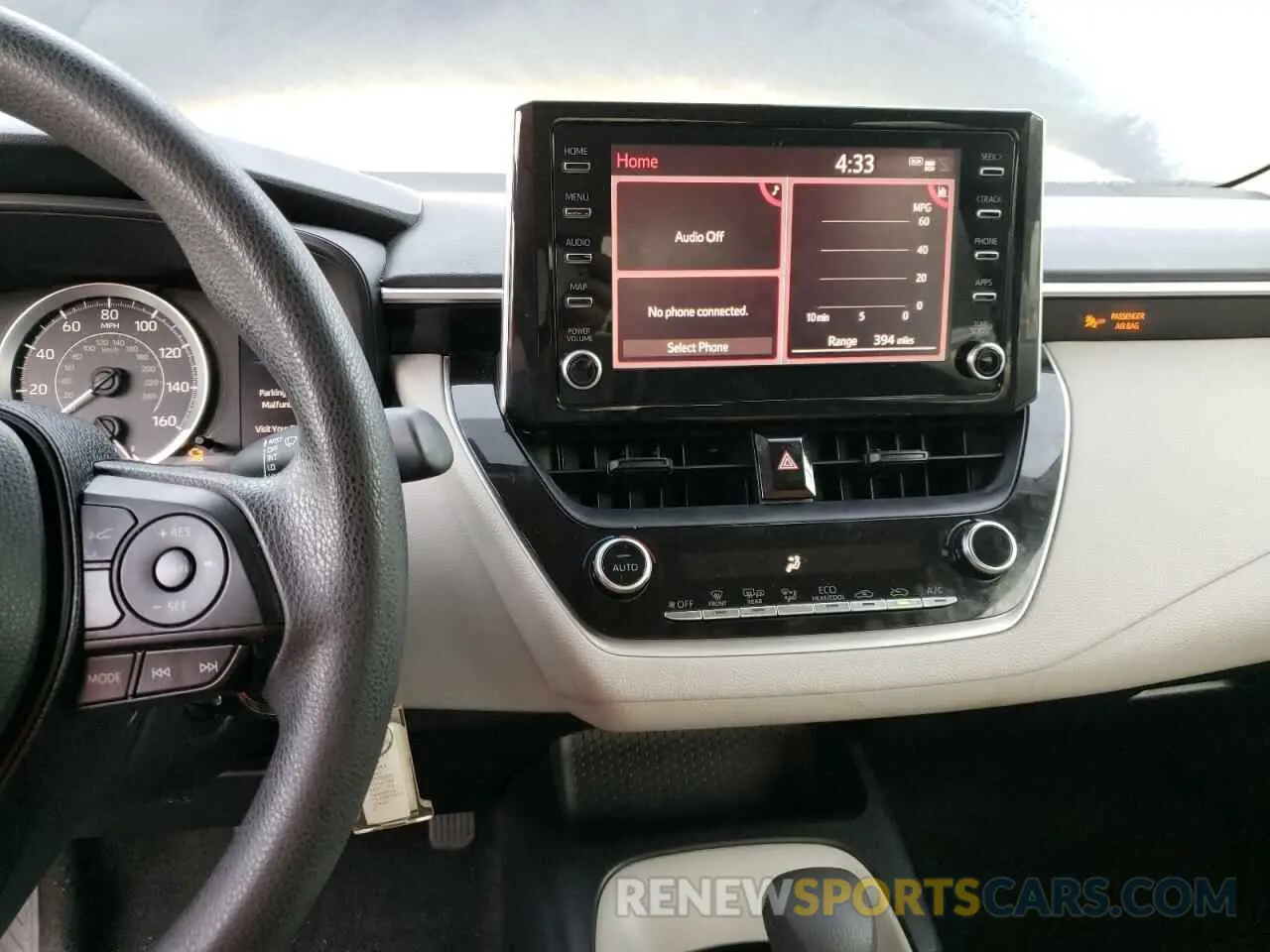 9 fotografías del automóvil dañado JTDEPRAE7LJ063420 TOYOTA COROLLA 2020
