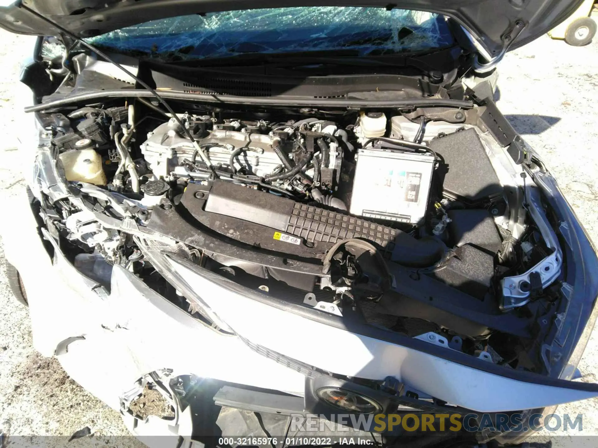 10 fotografías del automóvil dañado JTDEPRAE7LJ065152 TOYOTA COROLLA 2020