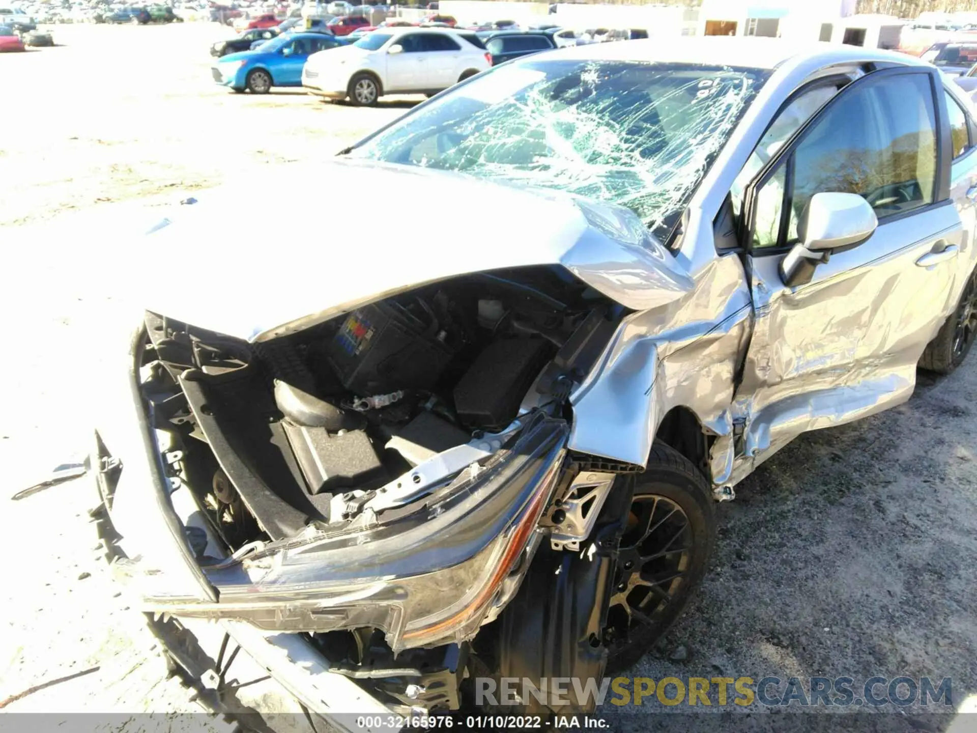 6 fotografías del automóvil dañado JTDEPRAE7LJ065152 TOYOTA COROLLA 2020