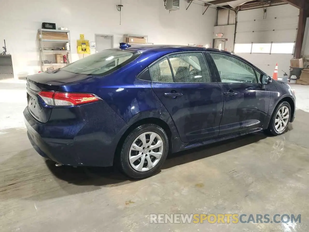 3 fotografías del automóvil dañado JTDEPRAE7LJ067211 TOYOTA COROLLA 2020
