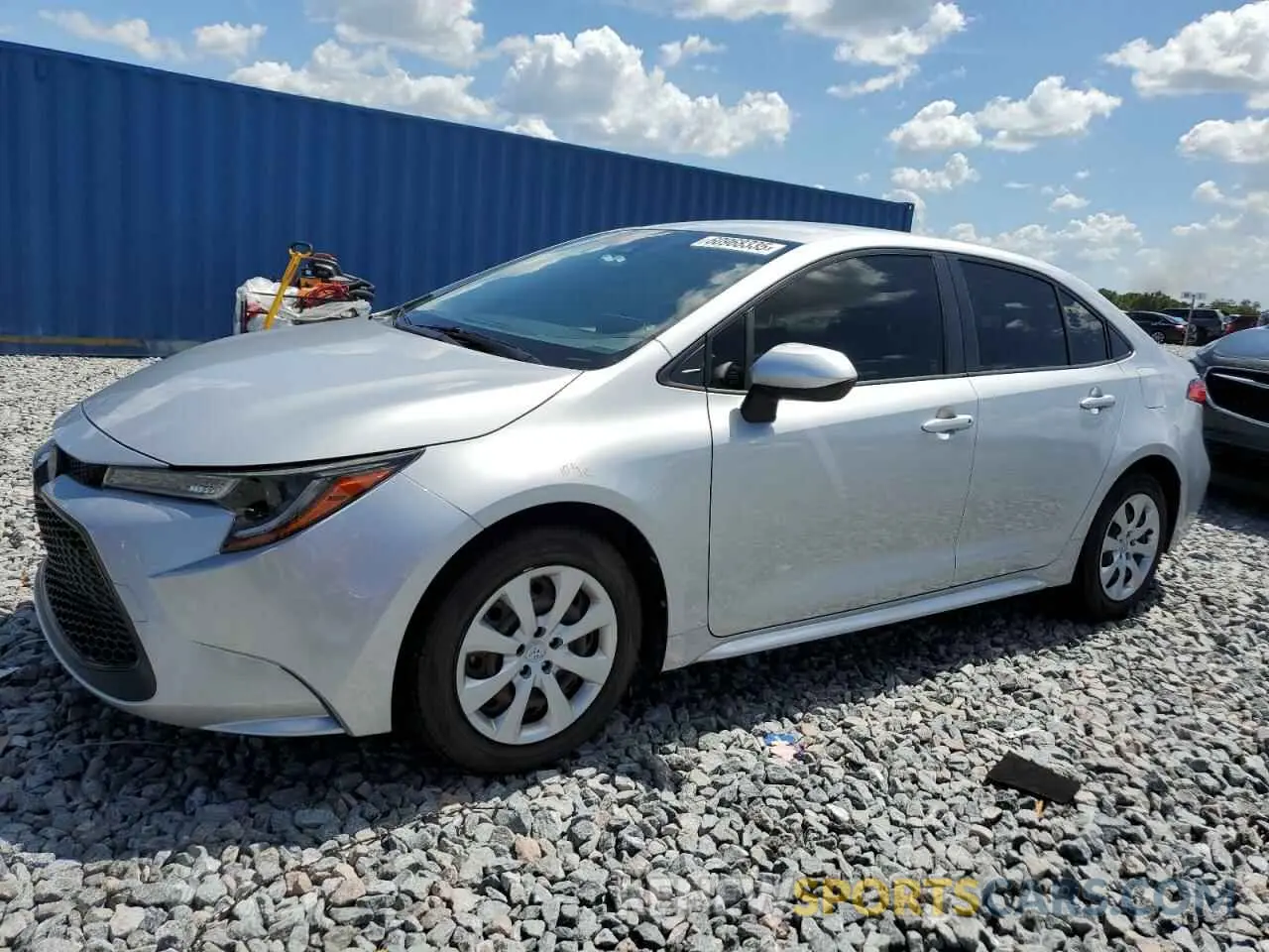 1 fotografías del automóvil dañado JTDEPRAE7LJ068875 TOYOTA COROLLA 2020