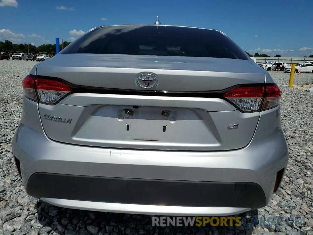 6 fotografías del automóvil dañado JTDEPRAE7LJ068875 TOYOTA COROLLA 2020