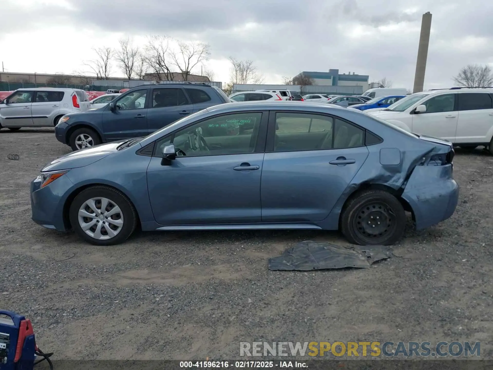 14 fotografías del automóvil dañado JTDEPRAE7LJ075924 TOYOTA COROLLA 2020