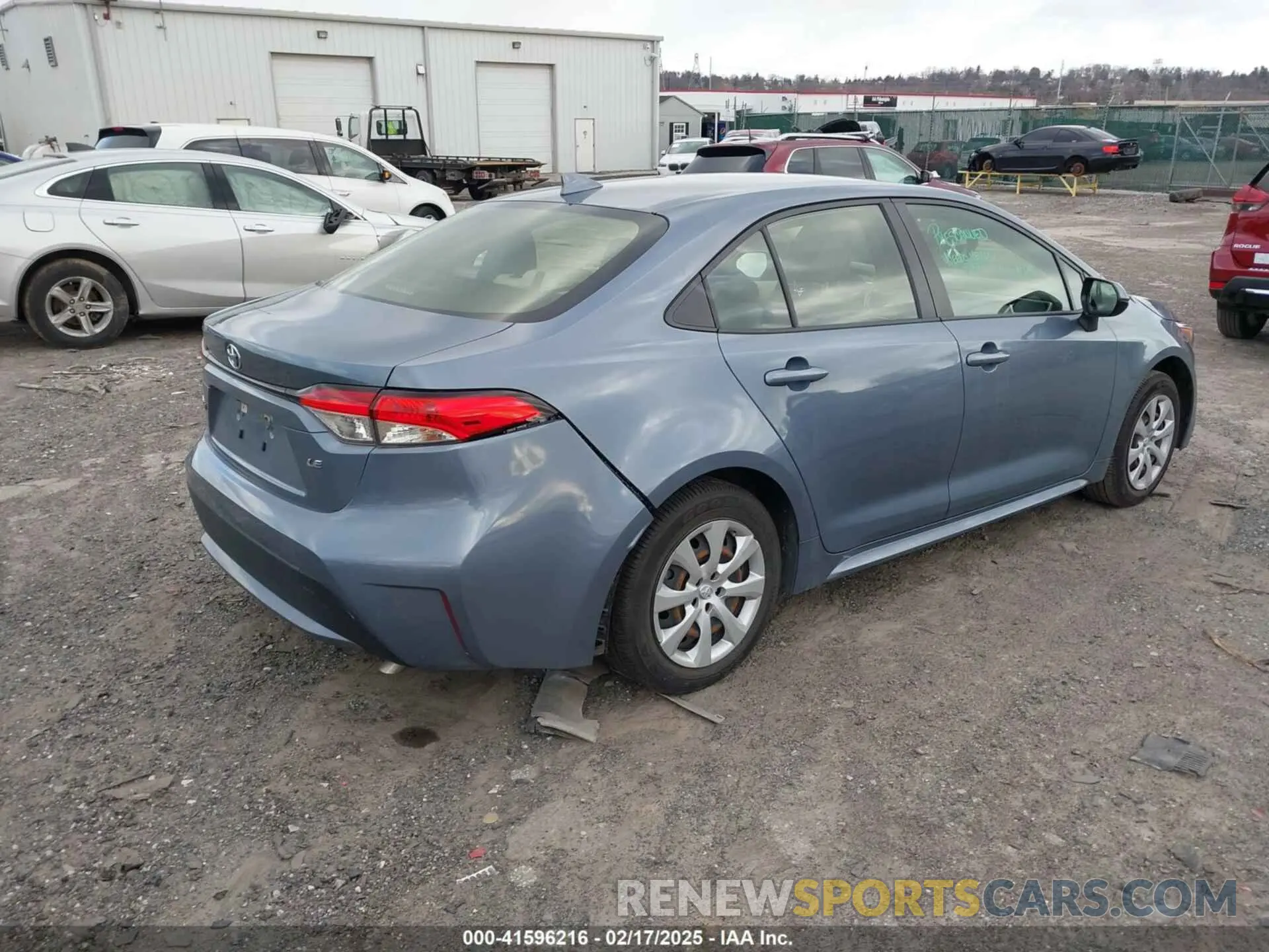 4 fotografías del automóvil dañado JTDEPRAE7LJ075924 TOYOTA COROLLA 2020