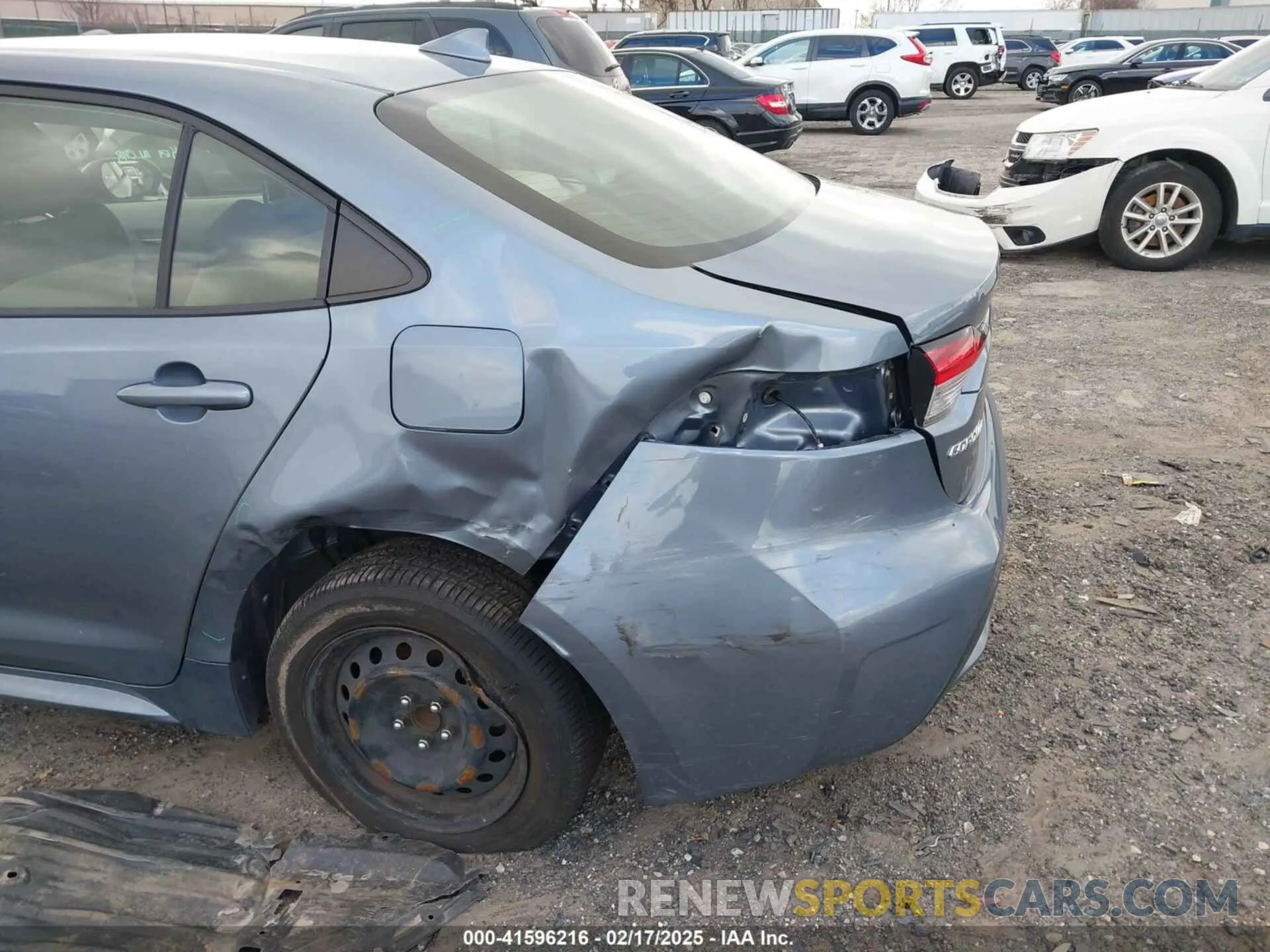 6 fotografías del automóvil dañado JTDEPRAE7LJ075924 TOYOTA COROLLA 2020