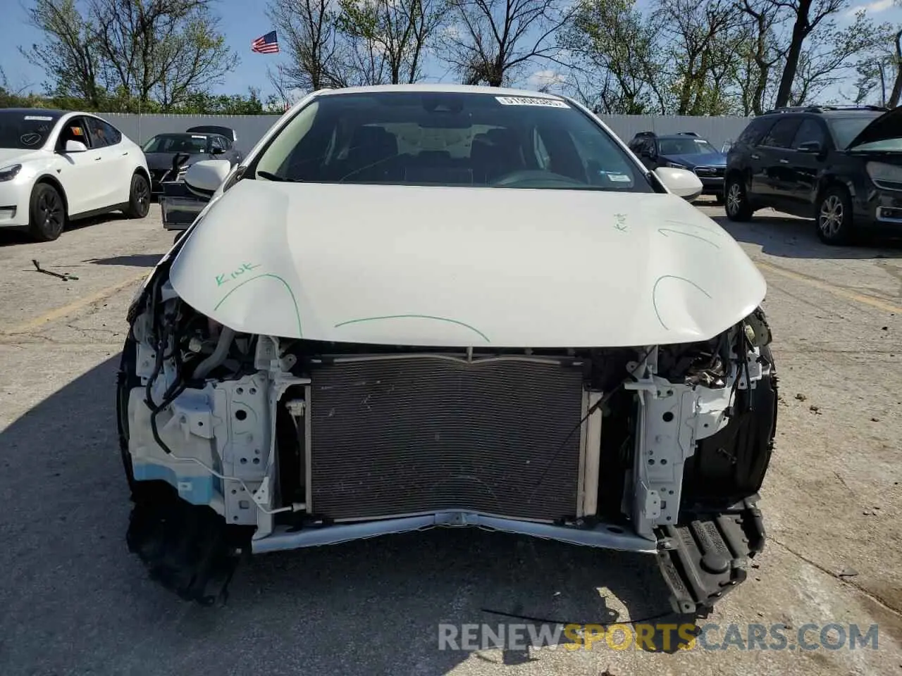 5 fotografías del automóvil dañado JTDEPRAE7LJ078550 TOYOTA COROLLA 2020