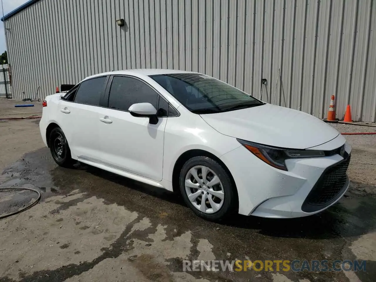 4 fotografías del automóvil dañado JTDEPRAE7LJ078662 TOYOTA COROLLA 2020