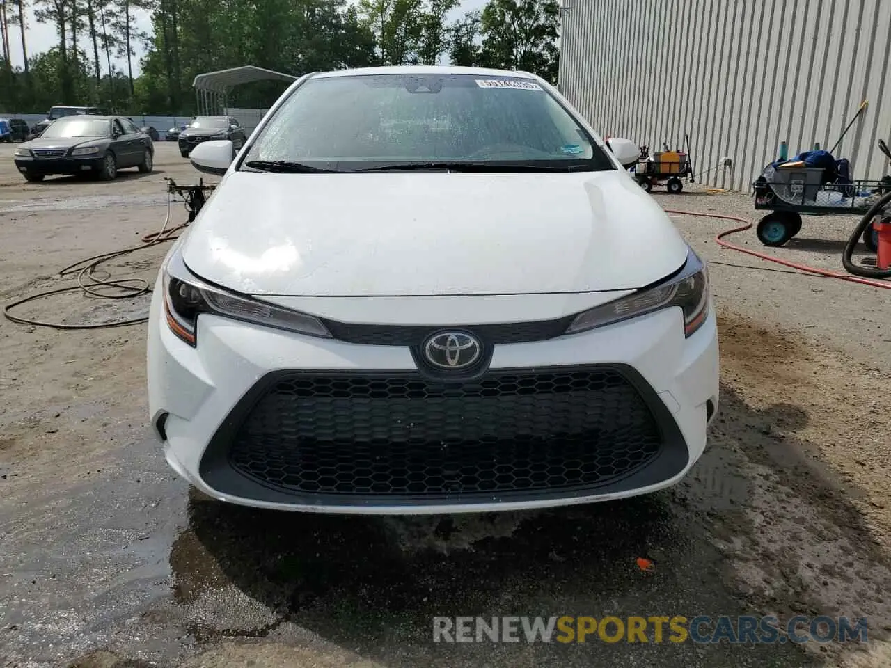 5 fotografías del automóvil dañado JTDEPRAE7LJ078662 TOYOTA COROLLA 2020