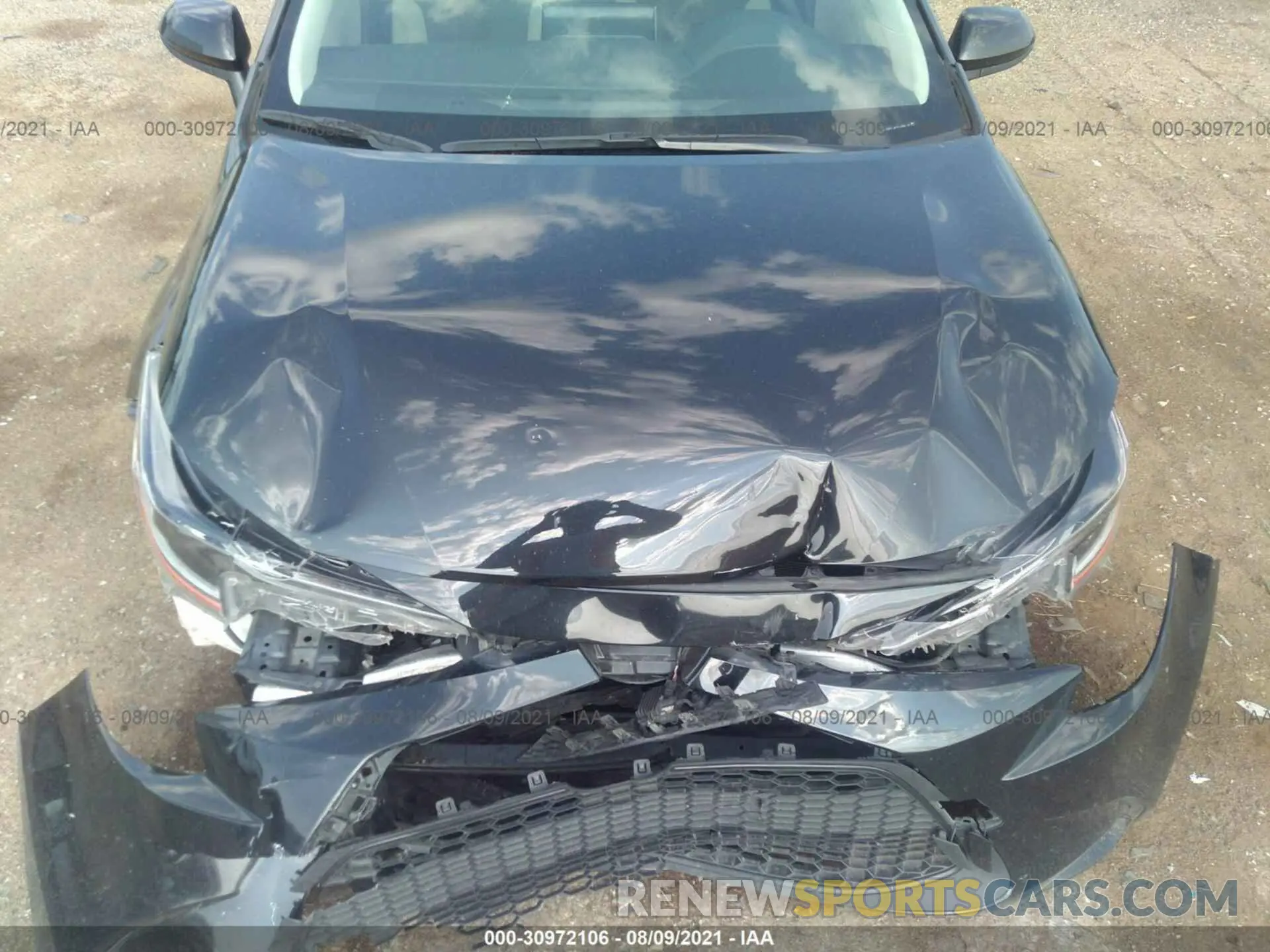 10 fotografías del automóvil dañado JTDEPRAE7LJ086082 TOYOTA COROLLA 2020