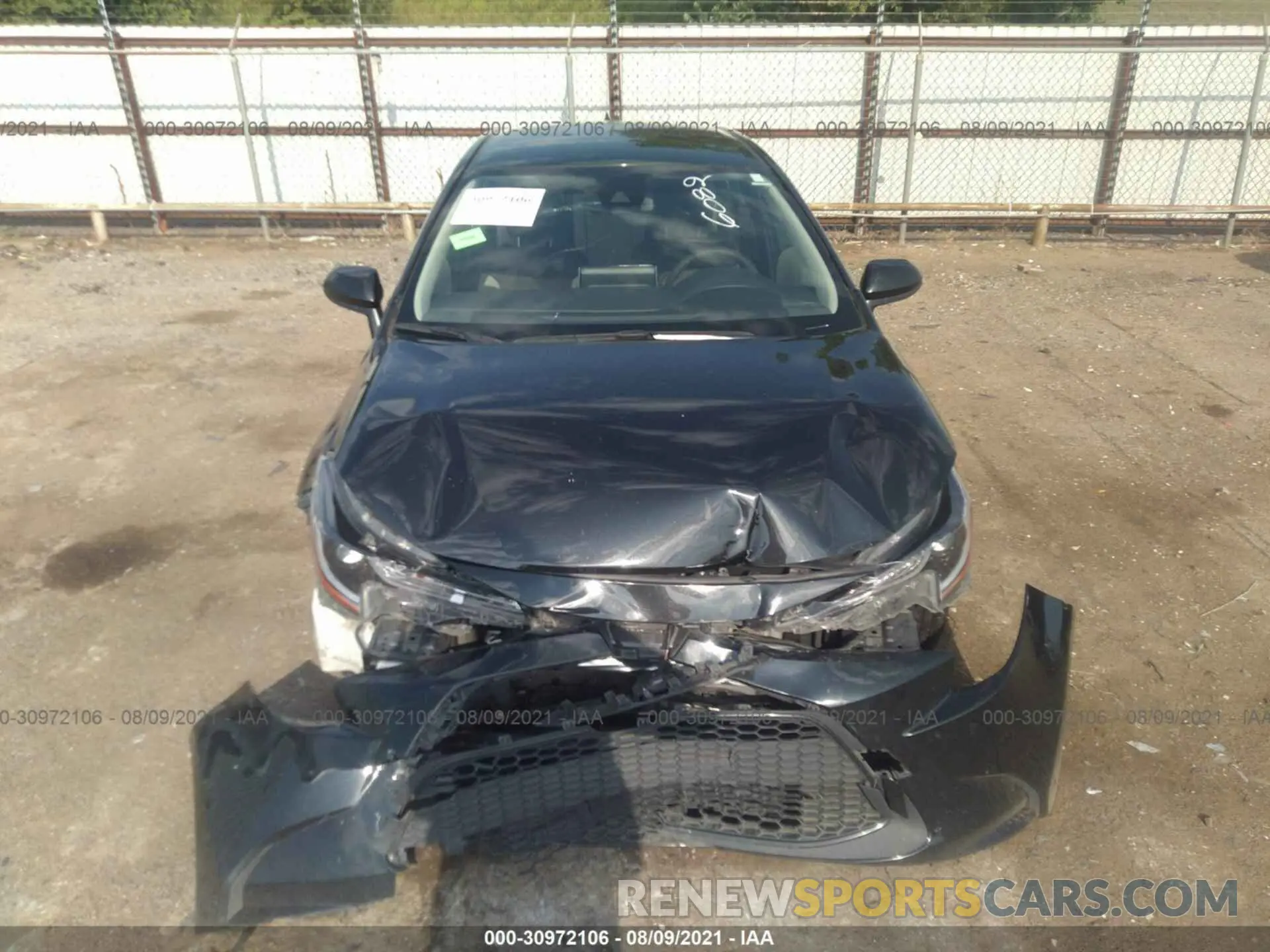 6 fotografías del automóvil dañado JTDEPRAE7LJ086082 TOYOTA COROLLA 2020