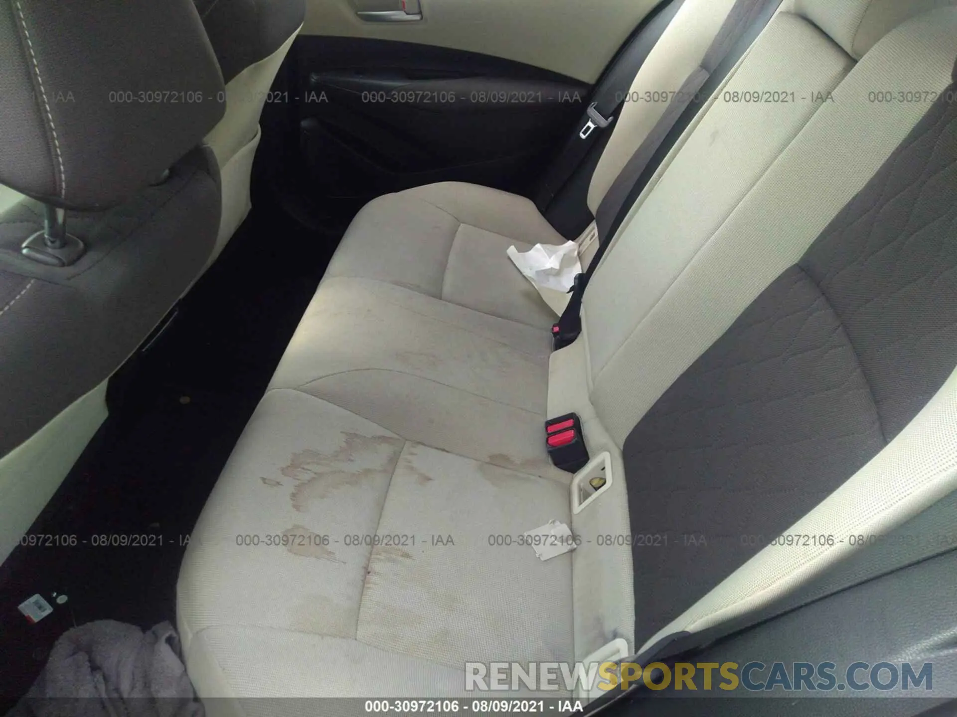 8 fotografías del automóvil dañado JTDEPRAE7LJ086082 TOYOTA COROLLA 2020