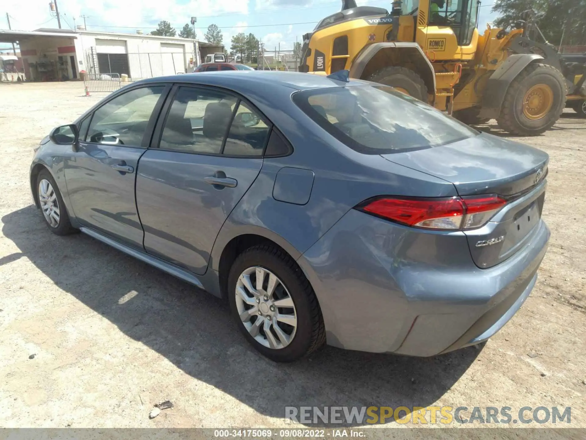 3 fotografías del automóvil dañado JTDEPRAE7LJ086244 TOYOTA COROLLA 2020