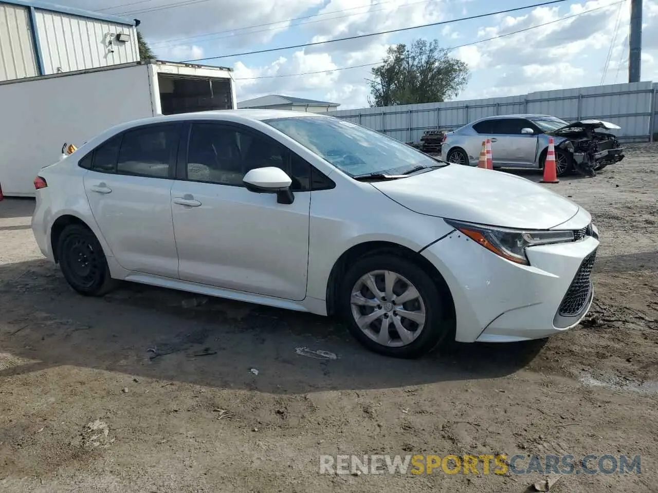 4 fotografías del automóvil dañado JTDEPRAE7LJ087202 TOYOTA COROLLA 2020