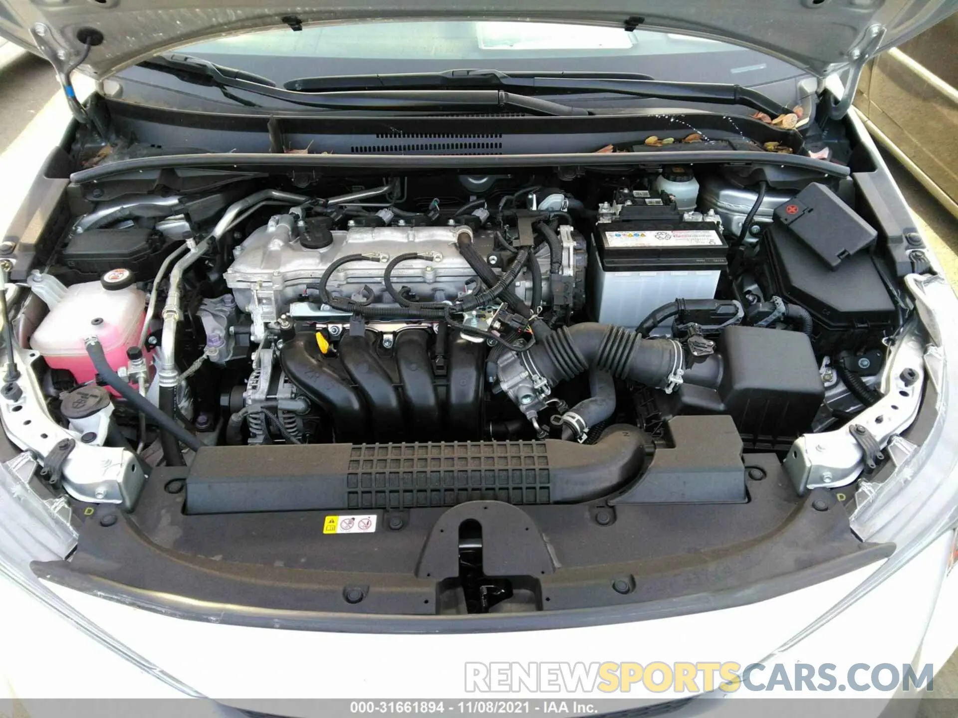 10 fotografías del automóvil dañado JTDEPRAE7LJ090200 TOYOTA COROLLA 2020