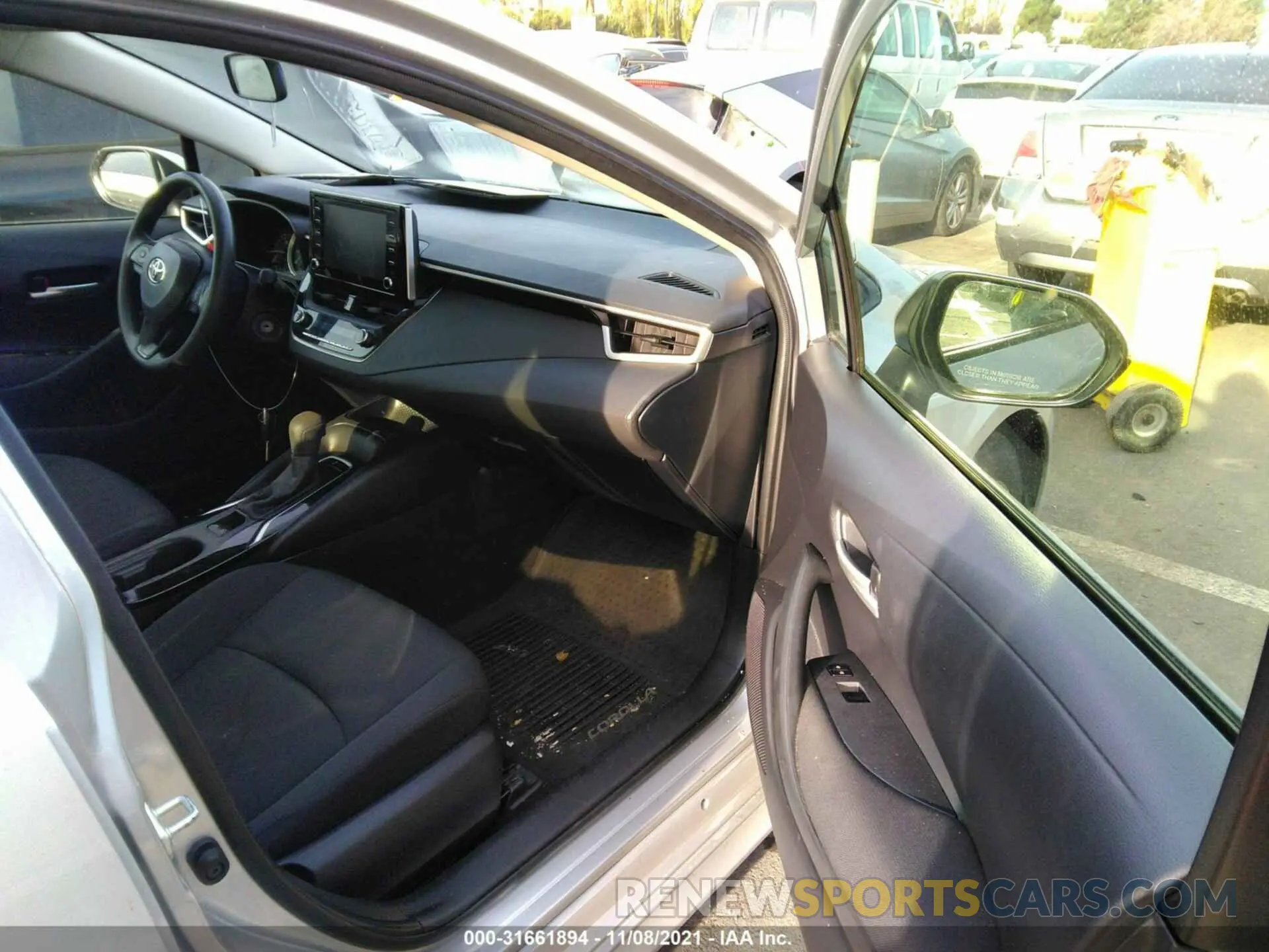 5 fotografías del automóvil dañado JTDEPRAE7LJ090200 TOYOTA COROLLA 2020