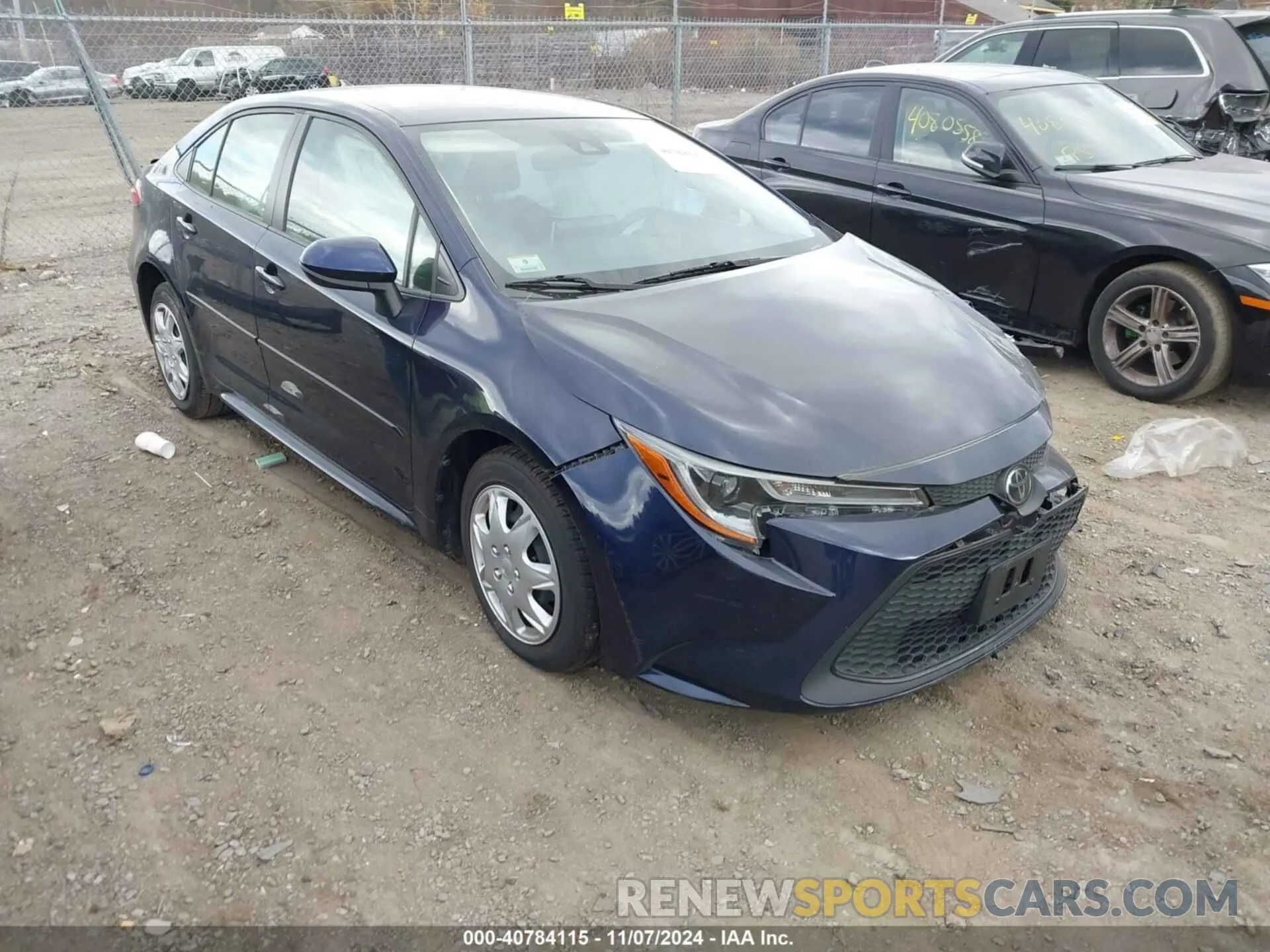 1 fotografías del automóvil dañado JTDEPRAE7LJ091038 TOYOTA COROLLA 2020