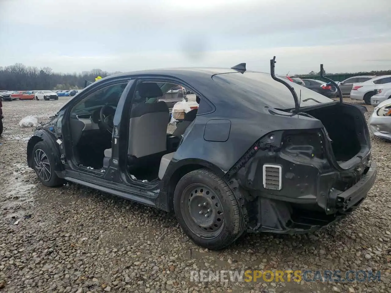 2 fotografías del automóvil dañado JTDEPRAE7LJ095557 TOYOTA COROLLA 2020