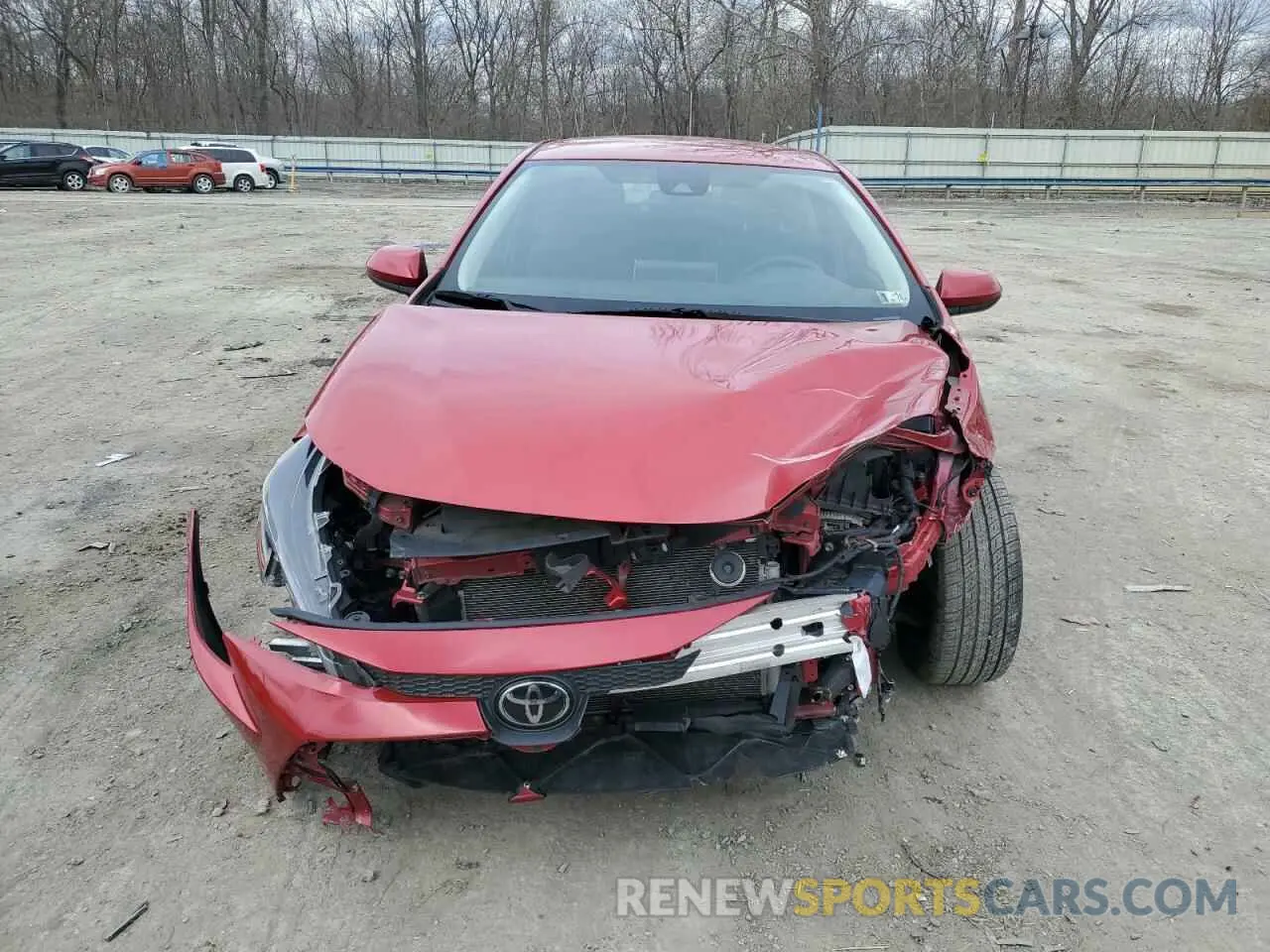 5 fotografías del automóvil dañado JTDEPRAE7LJ096191 TOYOTA COROLLA 2020