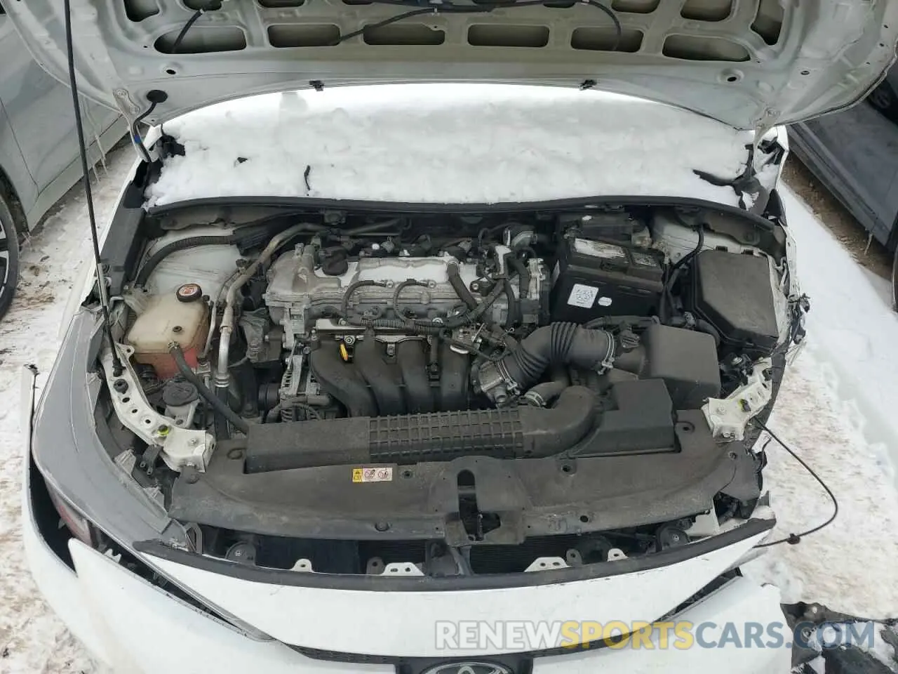 11 fotografías del automóvil dañado JTDEPRAE7LJ096806 TOYOTA COROLLA 2020