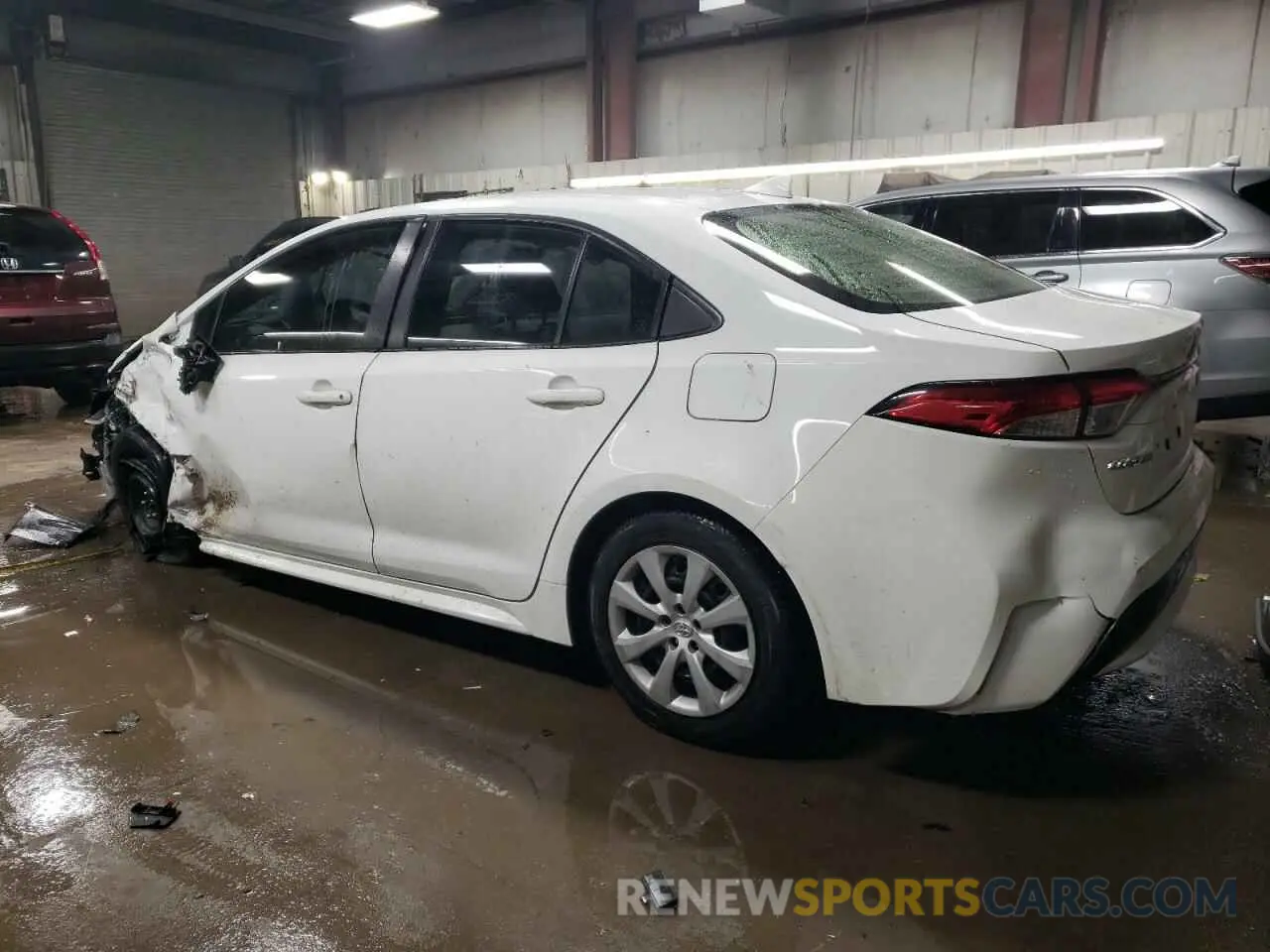 2 fotografías del automóvil dañado JTDEPRAE7LJ096806 TOYOTA COROLLA 2020