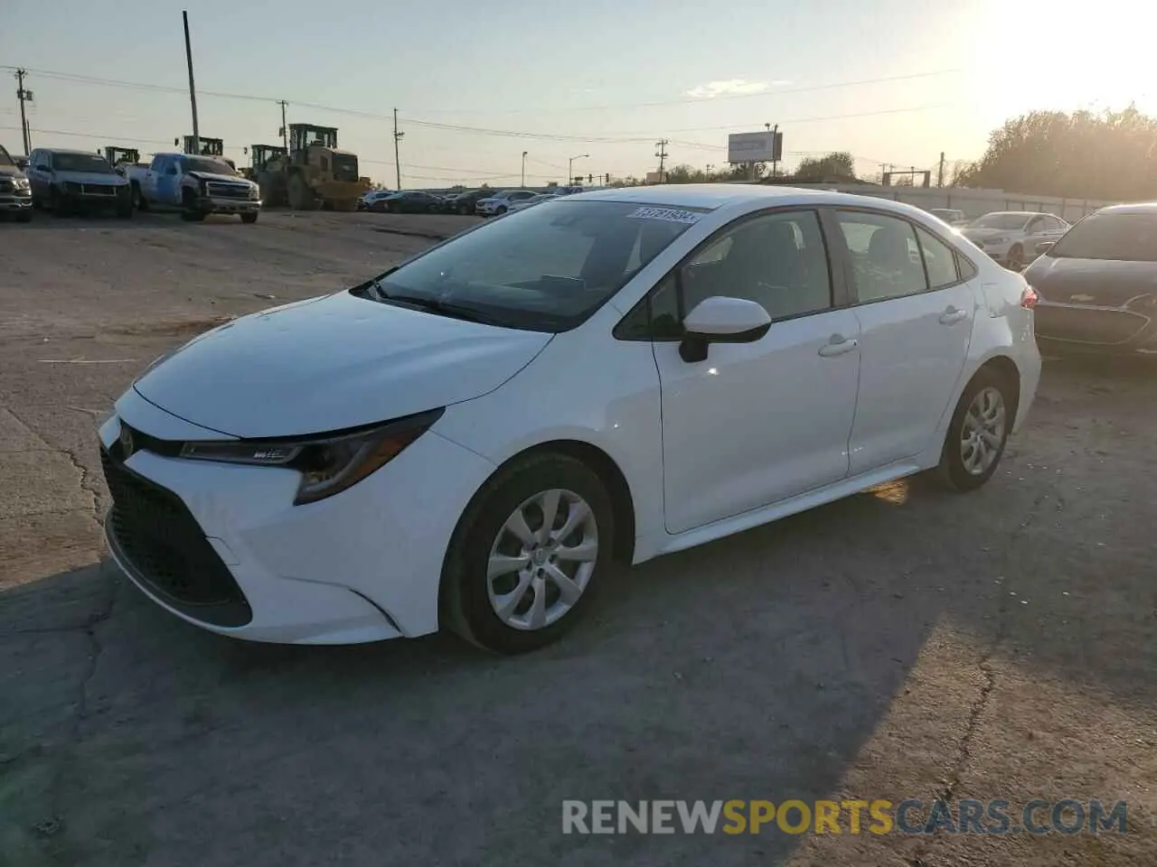 1 fotografías del automóvil dañado JTDEPRAE7LJ098572 TOYOTA COROLLA 2020