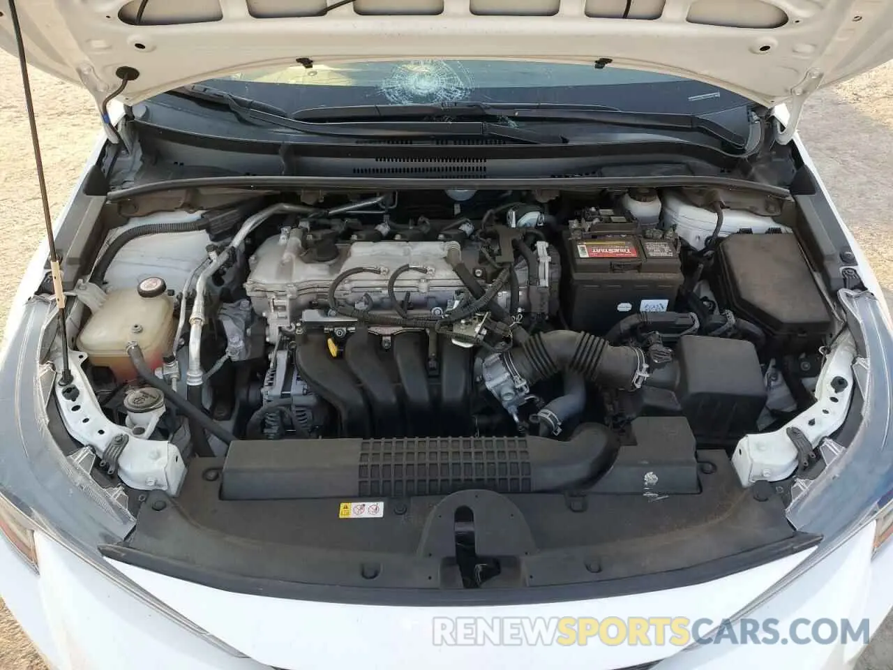 11 fotografías del automóvil dañado JTDEPRAE7LJ098572 TOYOTA COROLLA 2020