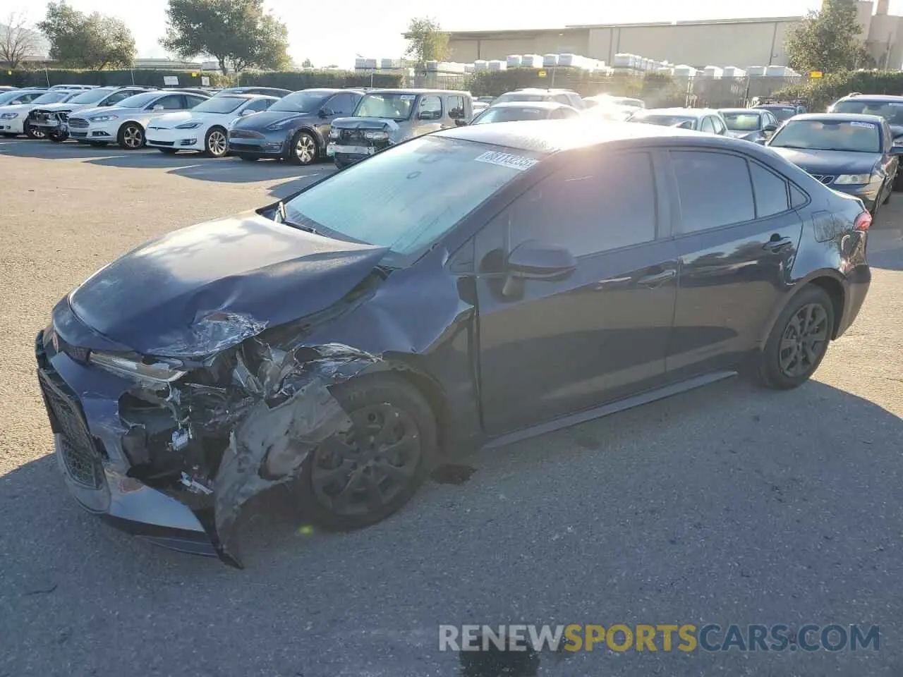 1 fotografías del automóvil dañado JTDEPRAE7LJ099866 TOYOTA COROLLA 2020