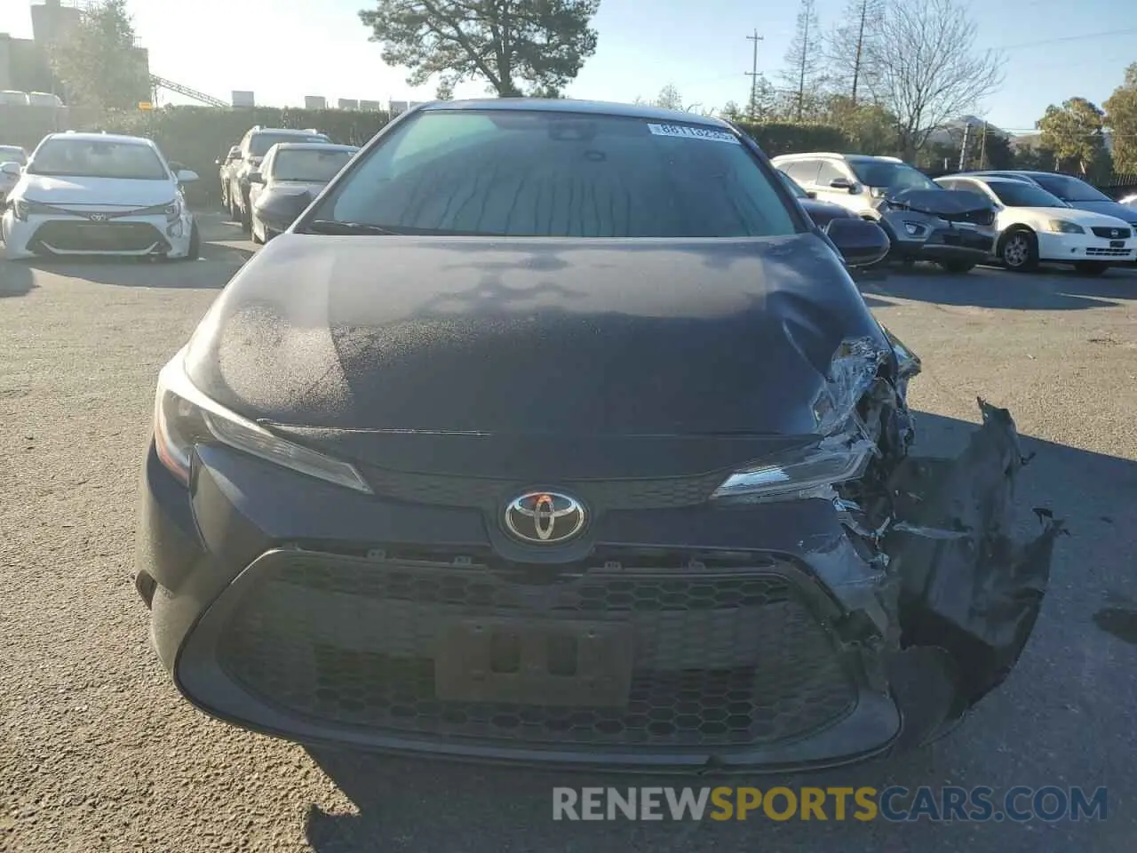5 fotografías del automóvil dañado JTDEPRAE7LJ099866 TOYOTA COROLLA 2020