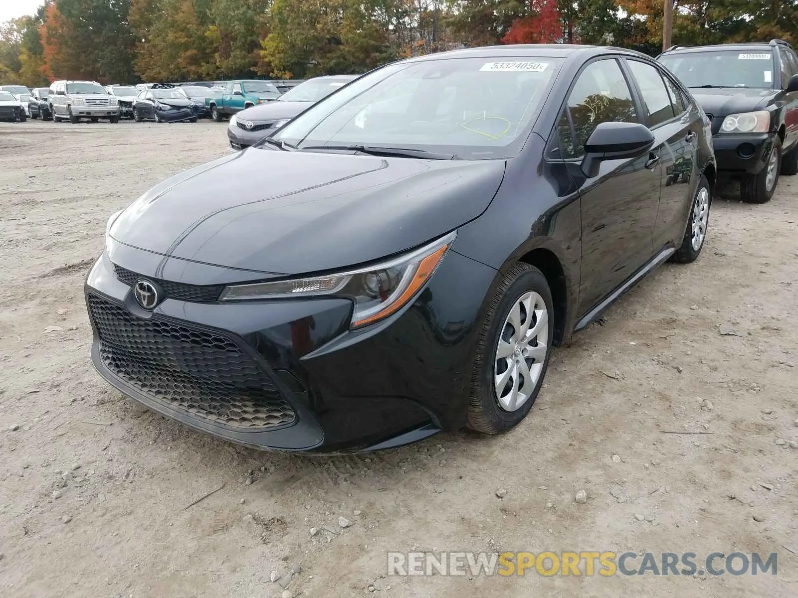 2 fotografías del automóvil dañado JTDEPRAE7LJ100143 TOYOTA COROLLA 2020