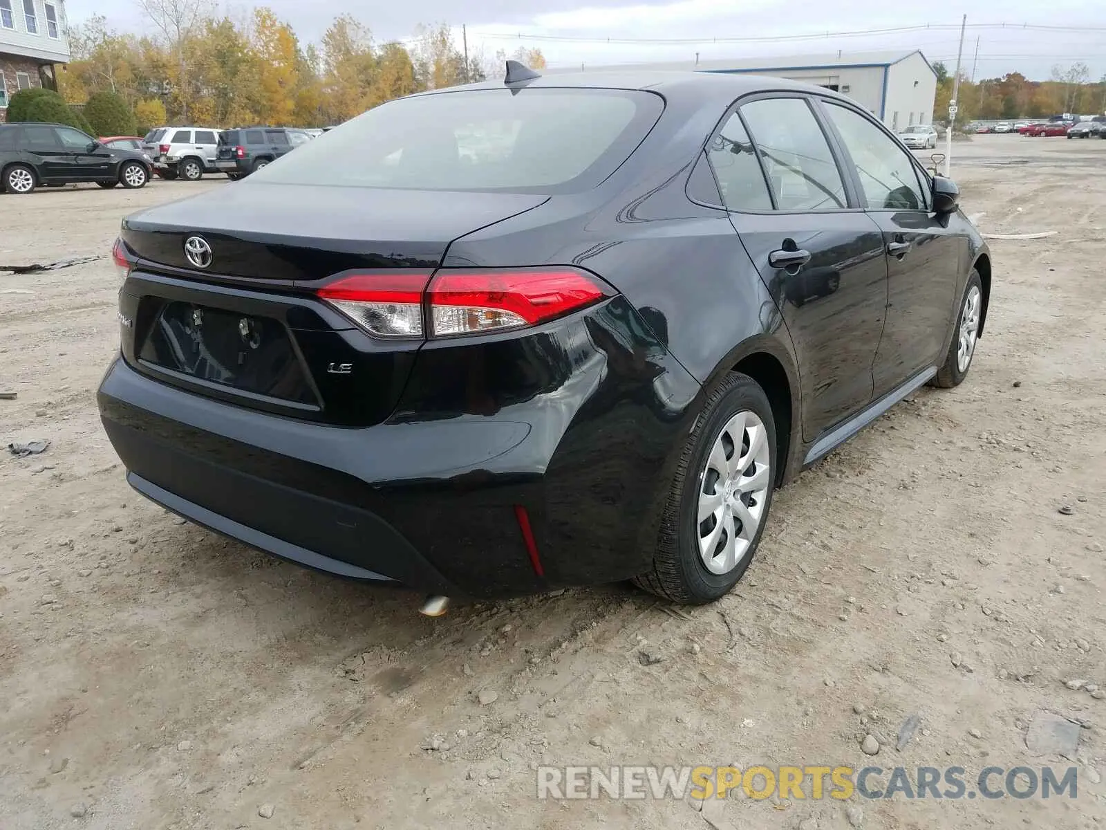 4 fotografías del automóvil dañado JTDEPRAE7LJ100143 TOYOTA COROLLA 2020