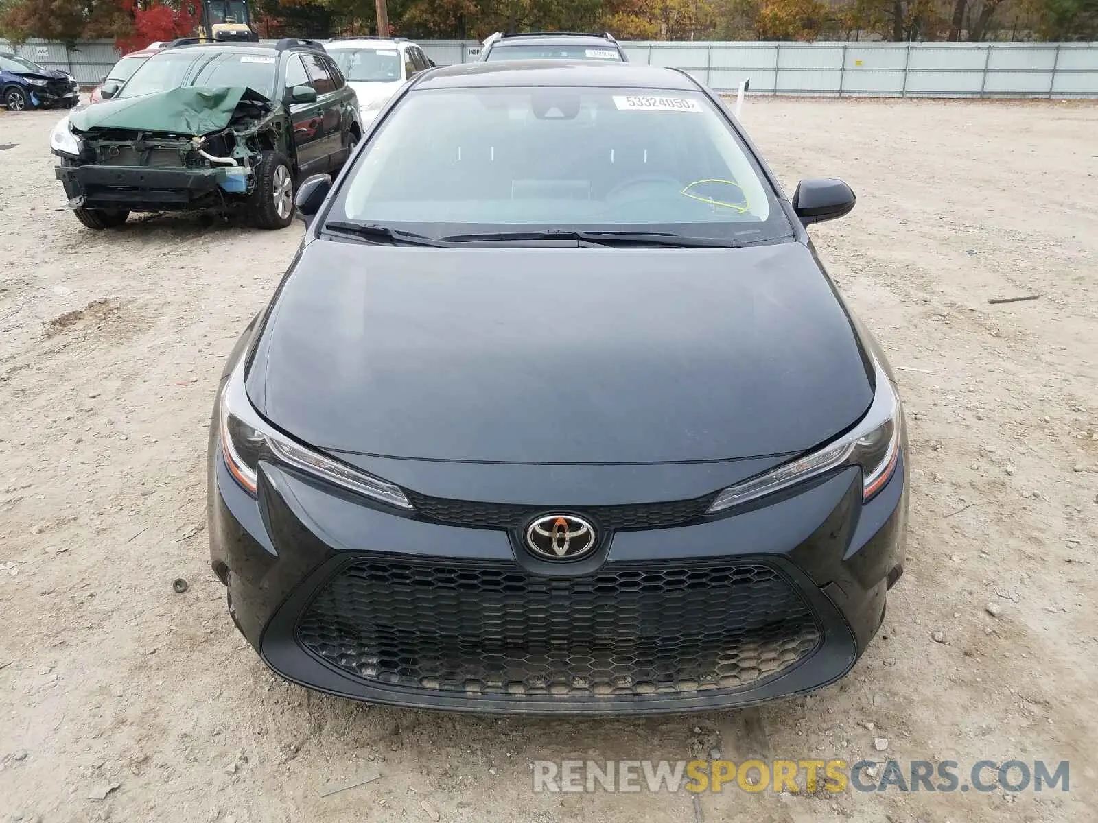 9 fotografías del automóvil dañado JTDEPRAE7LJ100143 TOYOTA COROLLA 2020