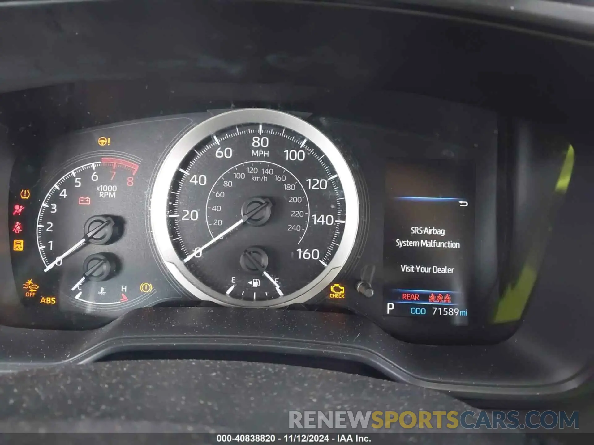 7 fotografías del automóvil dañado JTDEPRAE7LJ102040 TOYOTA COROLLA 2020