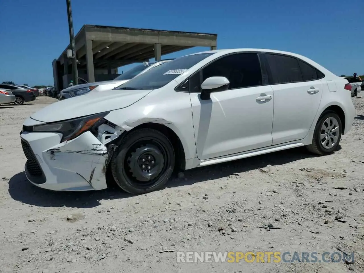 1 fotografías del automóvil dañado JTDEPRAE7LJ102233 TOYOTA COROLLA 2020