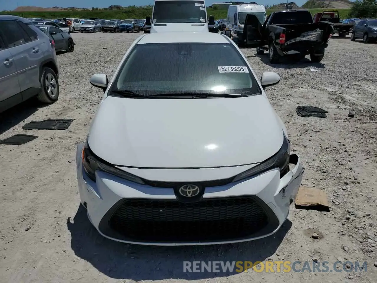 5 fotografías del automóvil dañado JTDEPRAE7LJ102233 TOYOTA COROLLA 2020