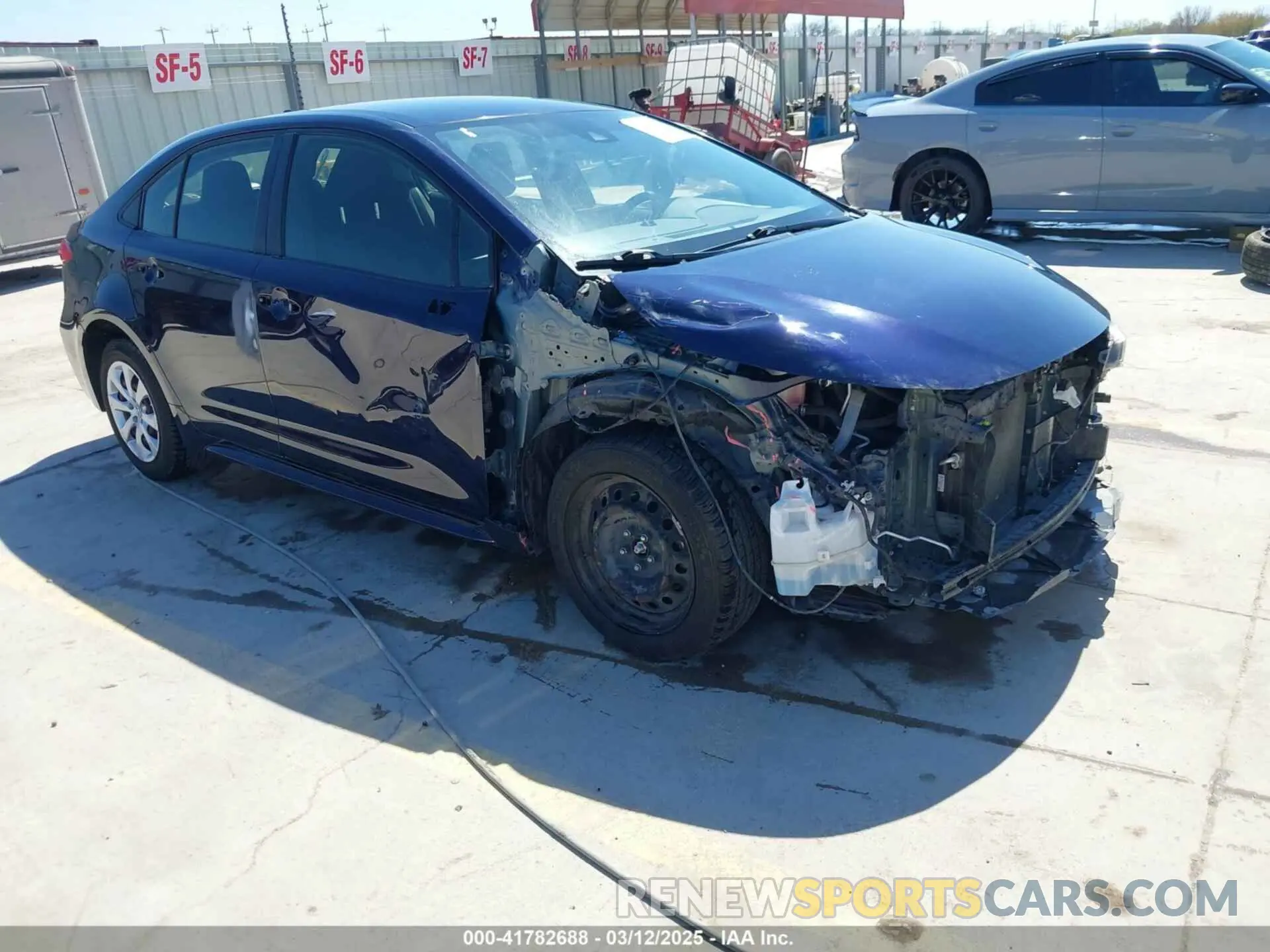 1 fotografías del automóvil dañado JTDEPRAE7LJ106671 TOYOTA COROLLA 2020